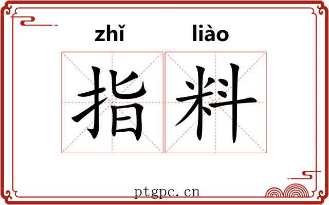 指料