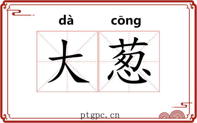 大葱 大葱