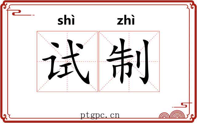 试制