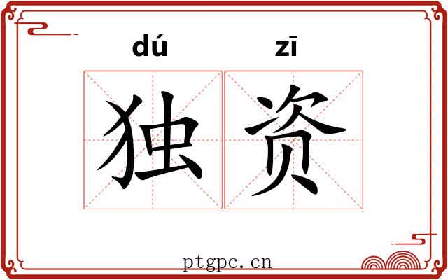 独资 独资