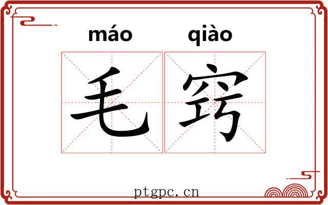 毛窍 毛窍