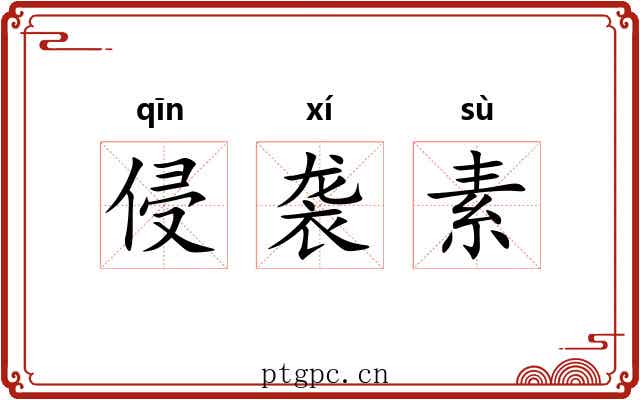 侵袭素 侵袭素