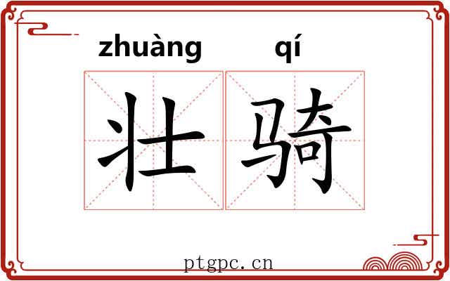 壮骑 壮骑