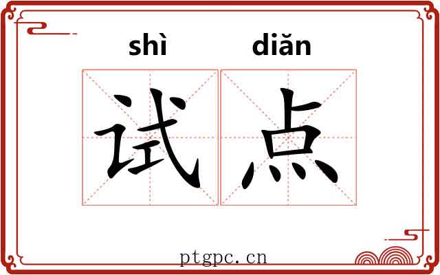 试点 试点