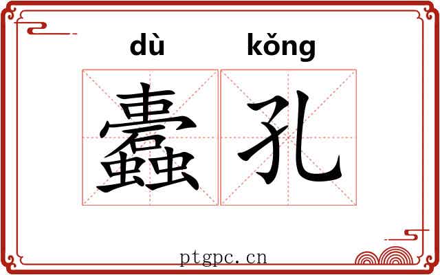 蠹孔