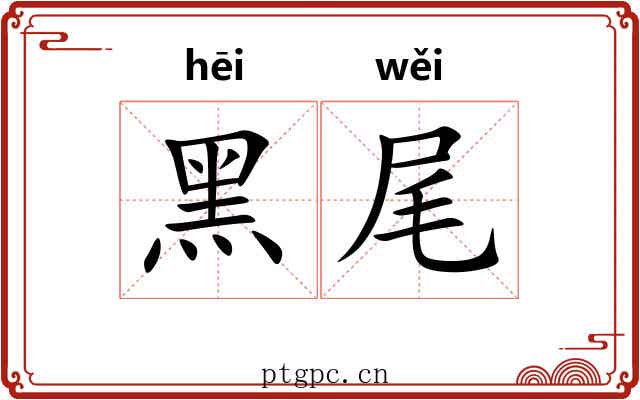 黑尾