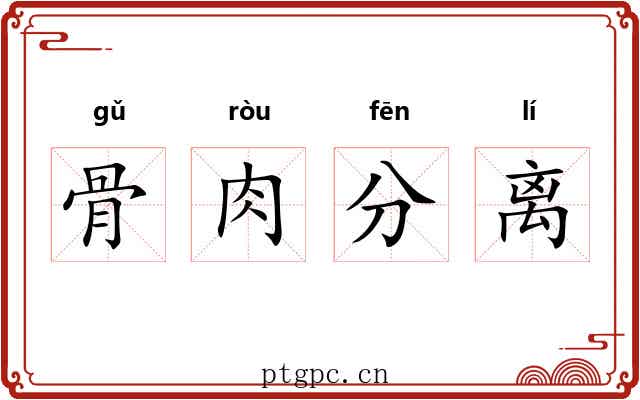 骨肉分离 骨肉分离