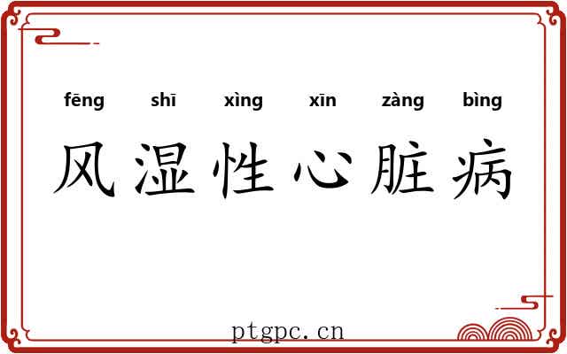 风湿性心脏病 风湿性心脏病