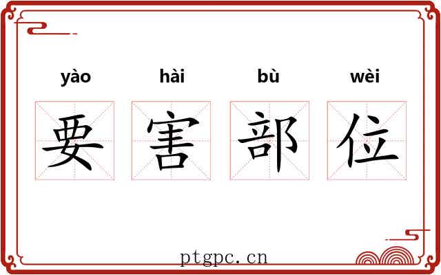 要害部位 要害部位