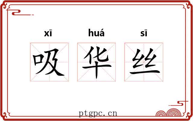 吸华丝 吸华丝