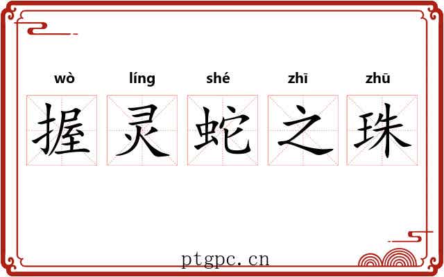 握灵蛇之珠 握灵蛇之珠