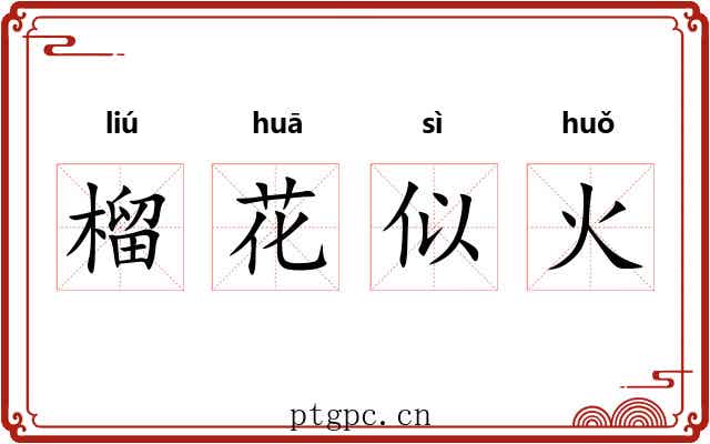 榴花似火
