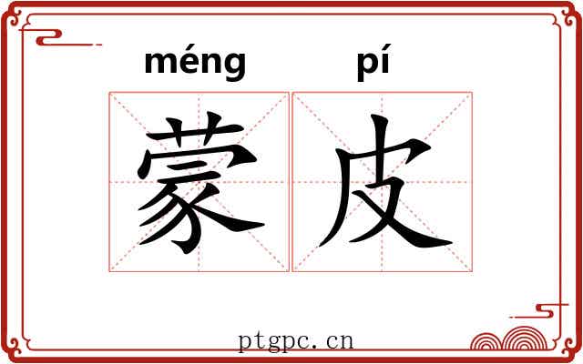 蒙皮 蒙皮