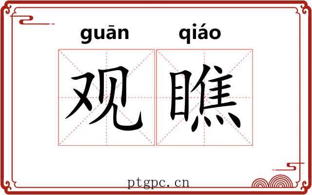 观瞧