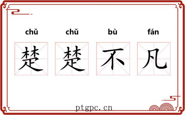 楚楚不凡