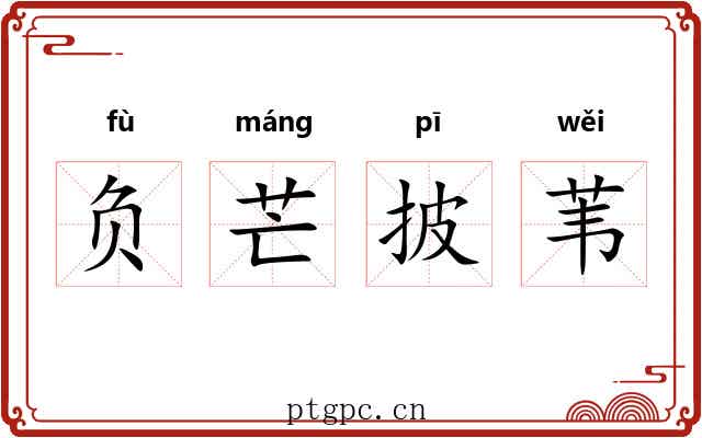负芒披苇
