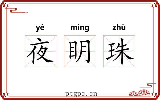 夜眀珠