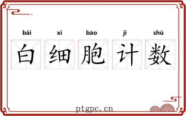 白细胞计数 白细胞计数