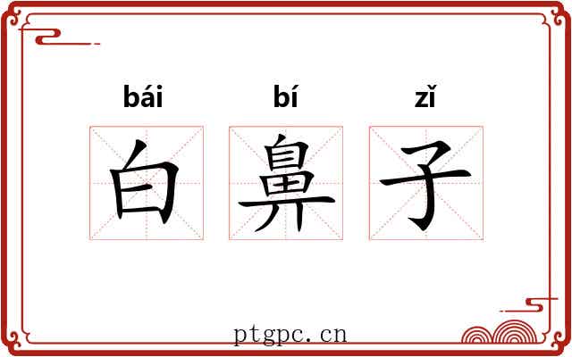 白鼻子