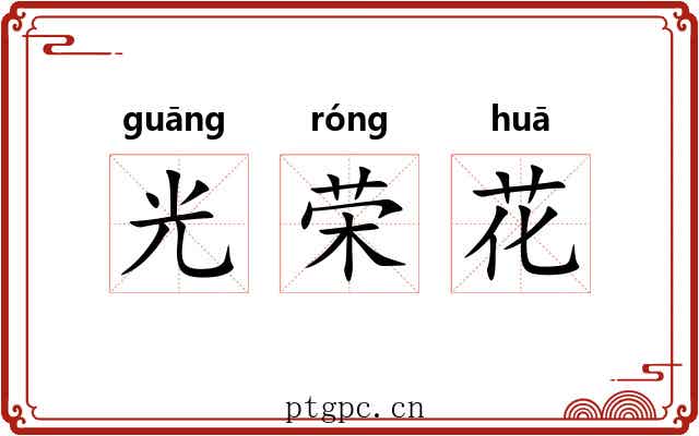 光荣花 光荣花
