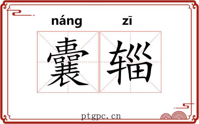 囊辎