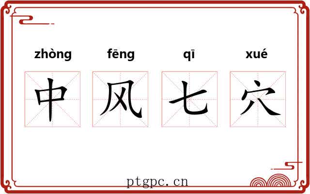 中风七穴 中风七穴