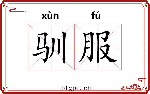 驯服 驯服