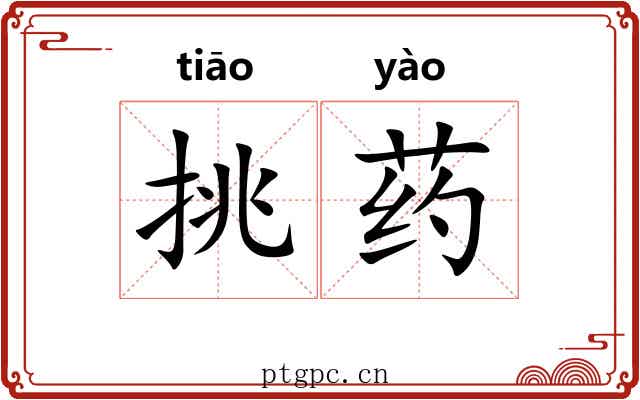挑药 挑药
