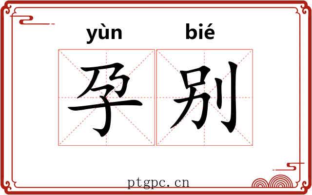孕别