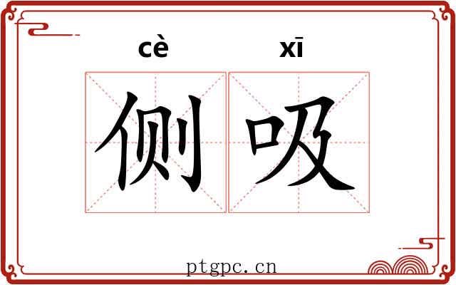 侧吸