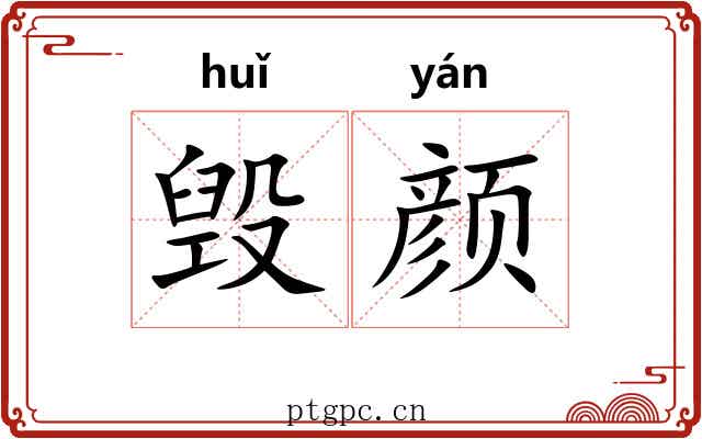 毁颜