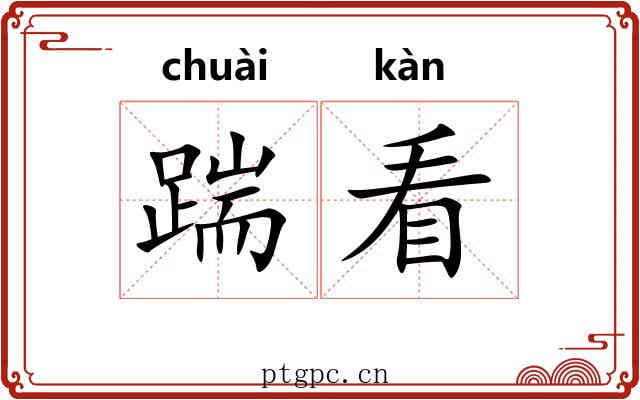 踹看