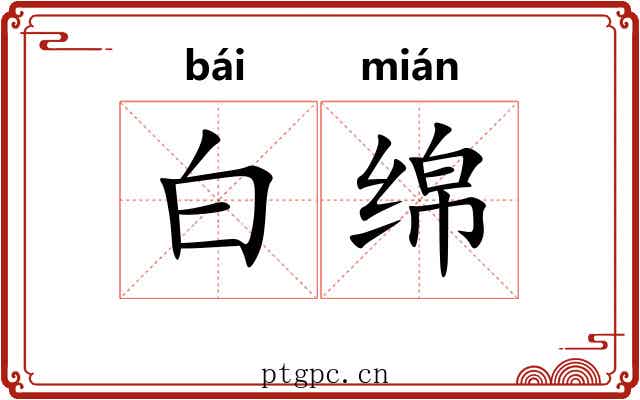 白绵 白绵
