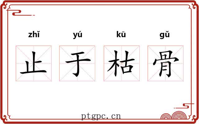 止于枯骨 止于枯骨