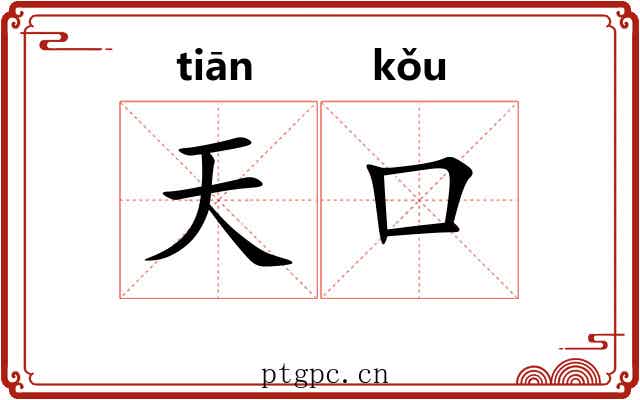 天口