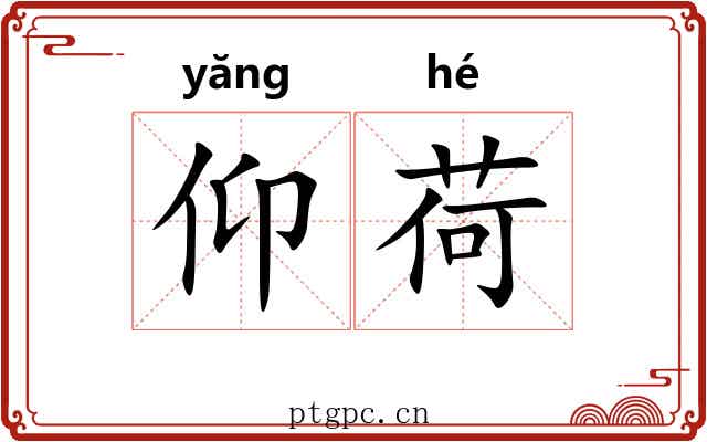 仰荷