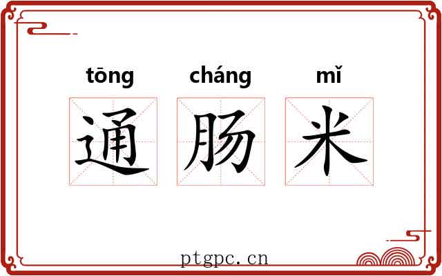 通肠米