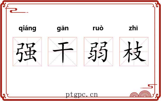 强干弱枝 强干弱枝