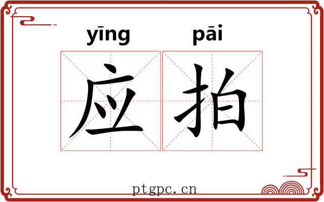 应拍 应拍