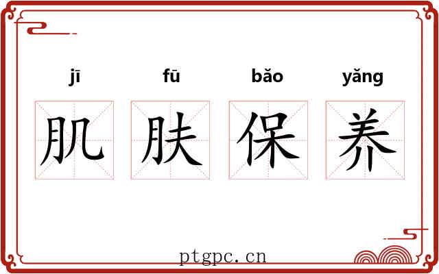 肌肤保养 肌肤保养