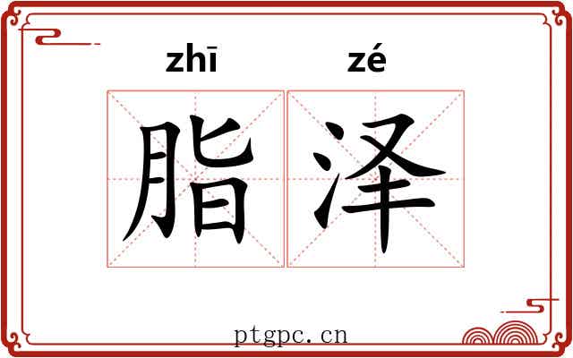 脂泽 脂泽