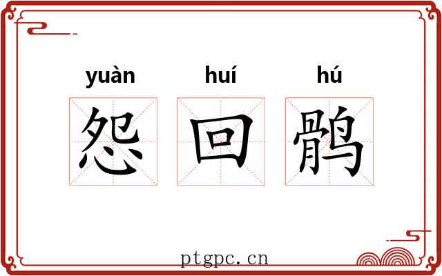怨回鹘