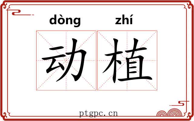 动植