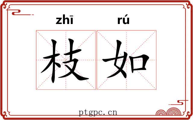 枝如 枝如