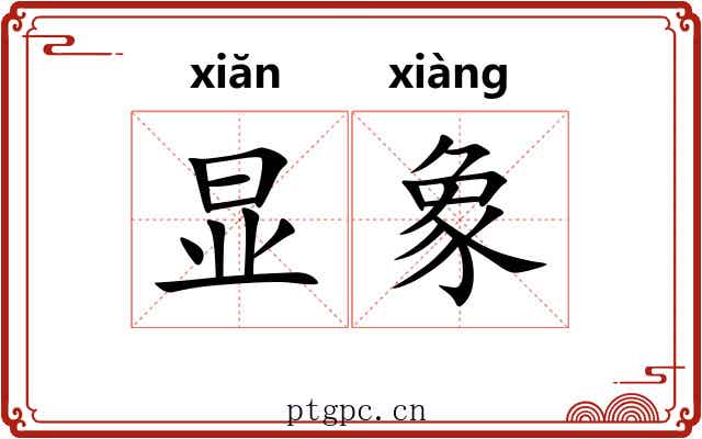 显象