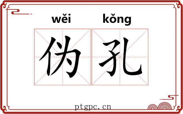 伪孔