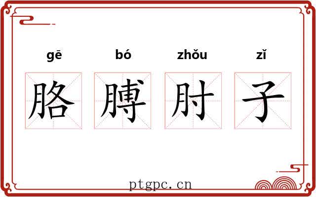 胳膊肘子 胳膊肘子