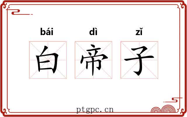 白帝子 白帝子
