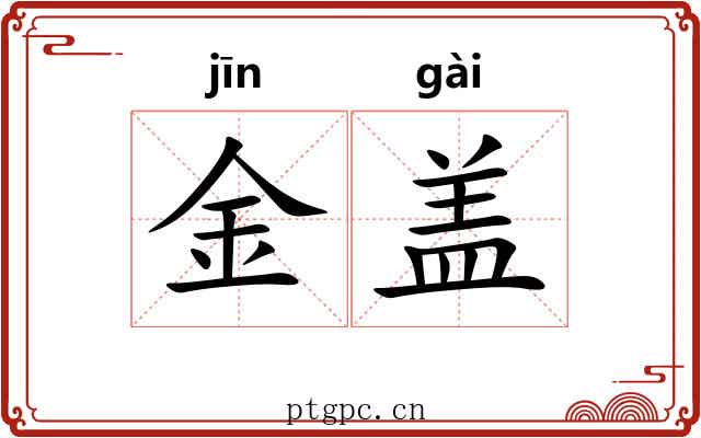 金盖