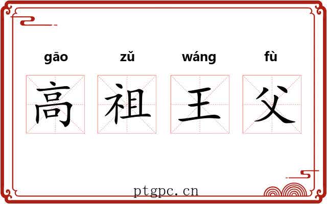 高祖王父